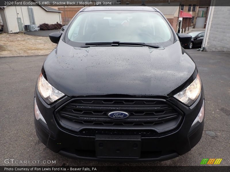 Shadow Black / Medium Light Stone 2020 Ford EcoSport S 4WD