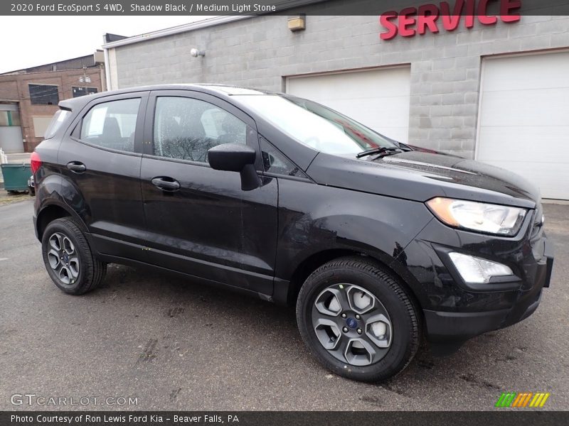 Shadow Black / Medium Light Stone 2020 Ford EcoSport S 4WD