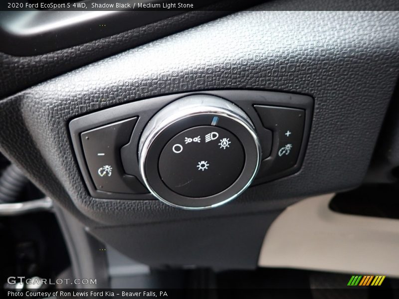 Shadow Black / Medium Light Stone 2020 Ford EcoSport S 4WD