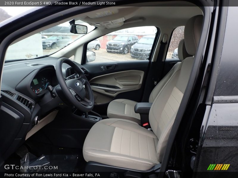 Shadow Black / Medium Light Stone 2020 Ford EcoSport S 4WD
