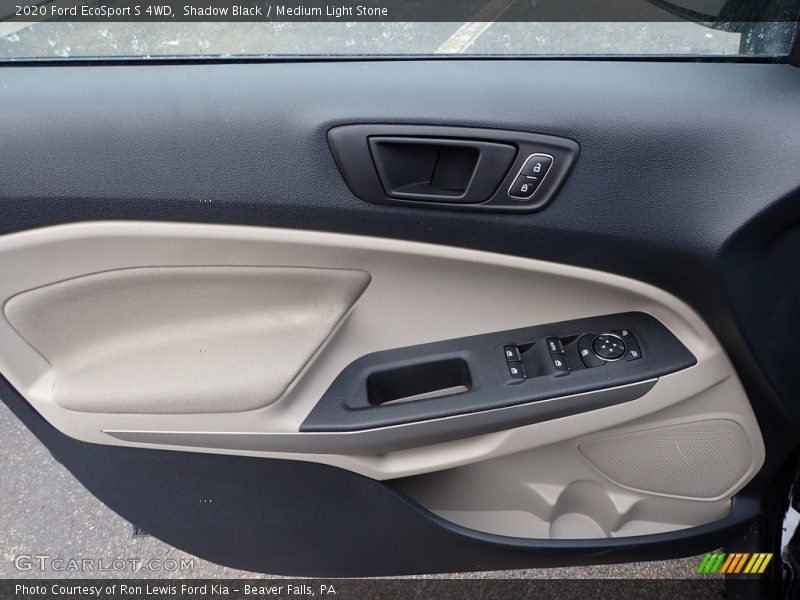 Shadow Black / Medium Light Stone 2020 Ford EcoSport S 4WD