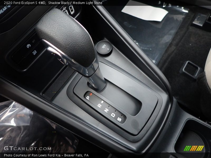 Shadow Black / Medium Light Stone 2020 Ford EcoSport S 4WD