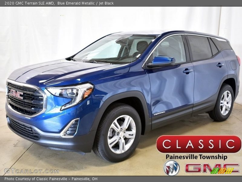 Blue Emerald Metallic / Jet Black 2020 GMC Terrain SLE AWD