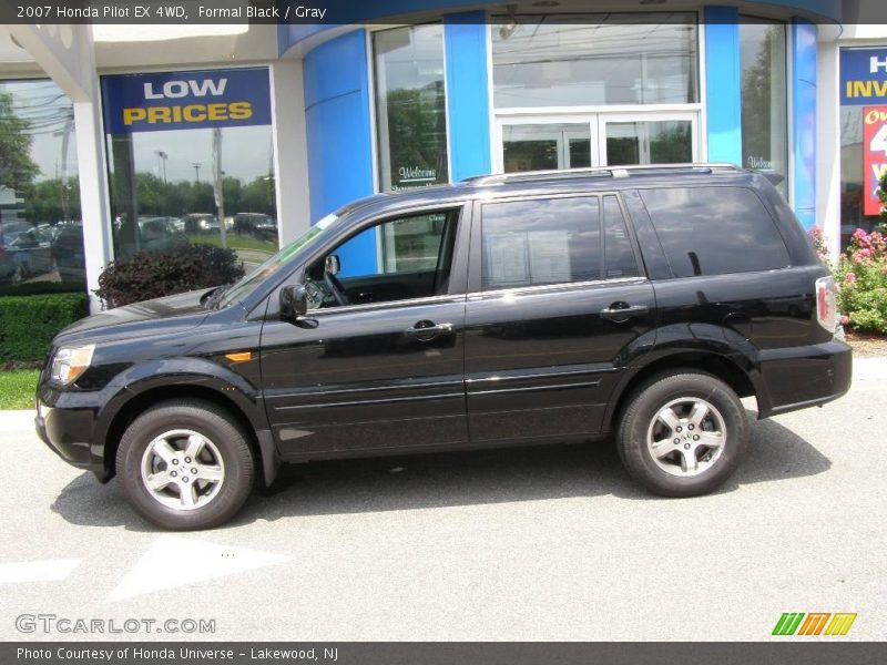 Formal Black / Gray 2007 Honda Pilot EX 4WD