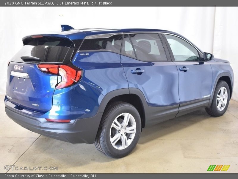 Blue Emerald Metallic / Jet Black 2020 GMC Terrain SLE AWD