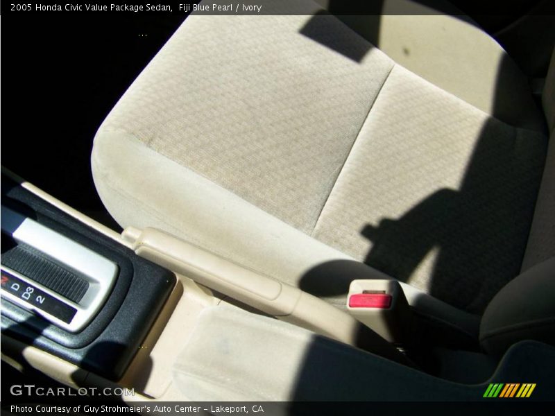 Fiji Blue Pearl / Ivory 2005 Honda Civic Value Package Sedan