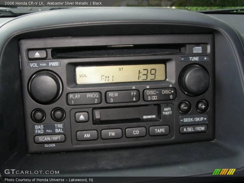 Alabaster Silver Metallic / Black 2006 Honda CR-V LX
