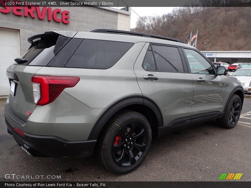 Silver Spruce Metallic / Ebony 2020 Ford Explorer ST 4WD