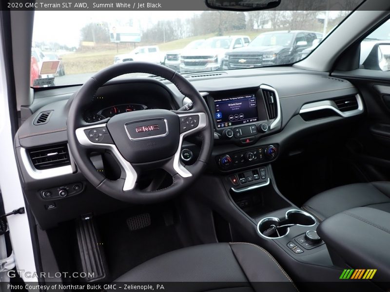 Summit White / Jet Black 2020 GMC Terrain SLT AWD