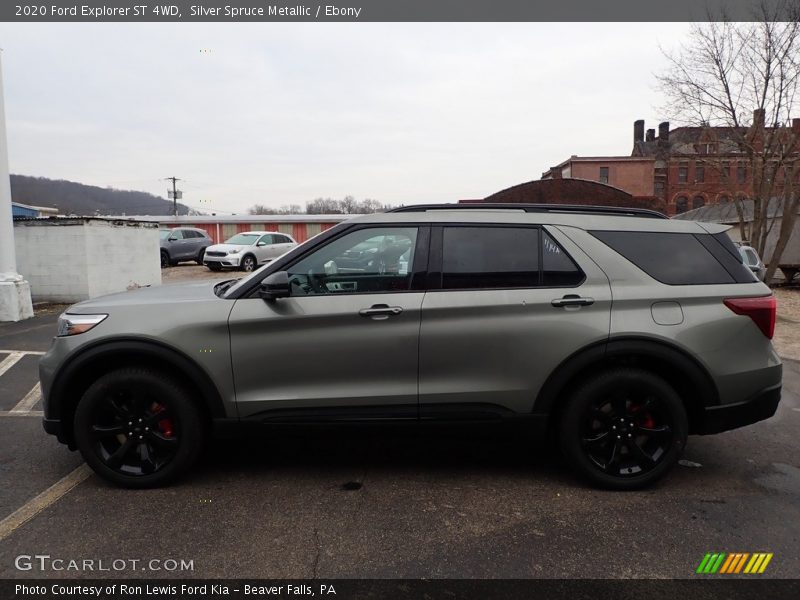 Silver Spruce Metallic / Ebony 2020 Ford Explorer ST 4WD