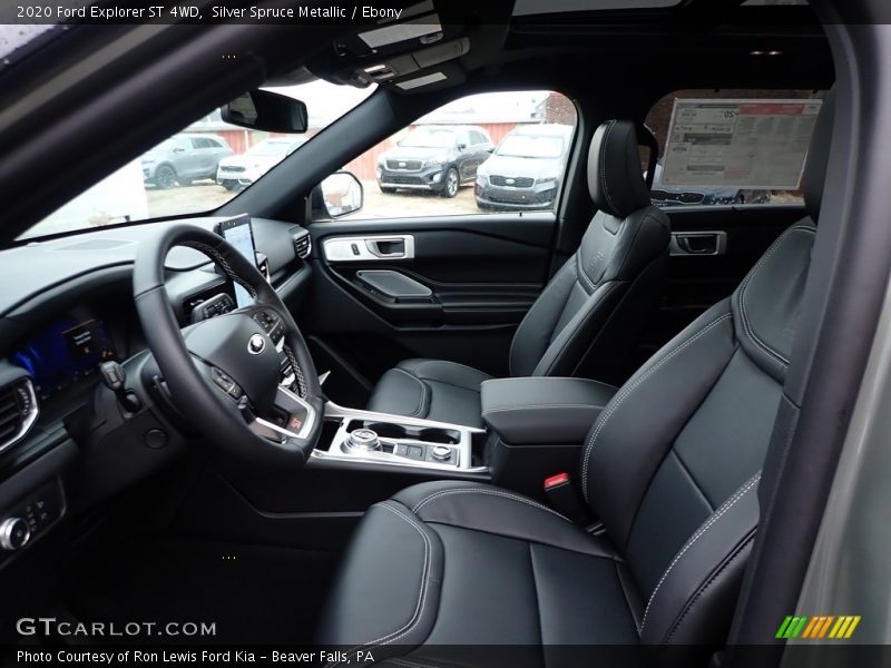 Front Seat of 2020 Explorer ST 4WD