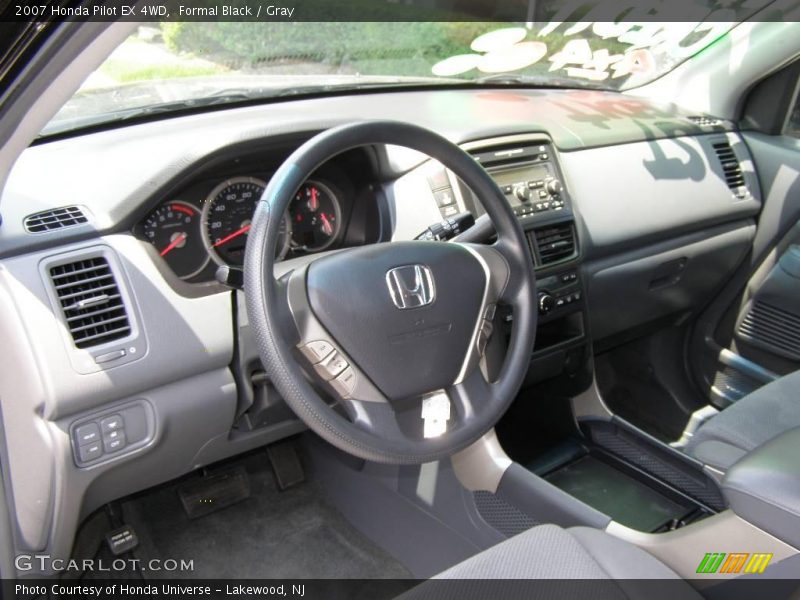 Formal Black / Gray 2007 Honda Pilot EX 4WD