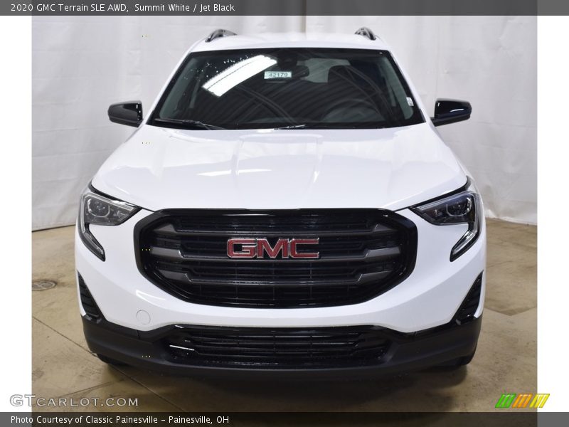 Summit White / Jet Black 2020 GMC Terrain SLE AWD