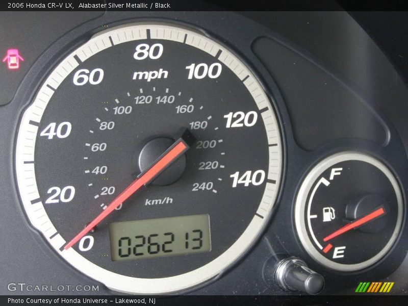 Alabaster Silver Metallic / Black 2006 Honda CR-V LX