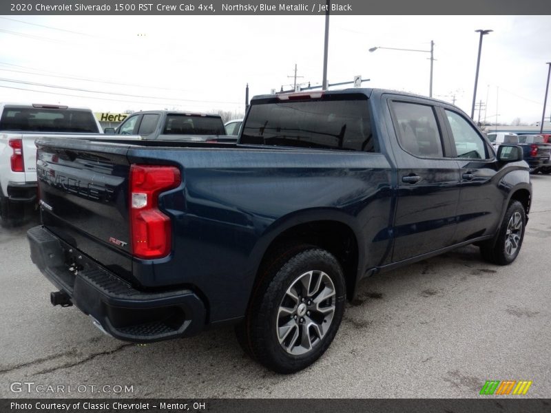 Northsky Blue Metallic / Jet Black 2020 Chevrolet Silverado 1500 RST Crew Cab 4x4