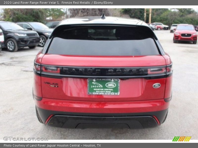 Firenze Red Metallic / Ebony/Ebony 2020 Land Rover Range Rover Velar S
