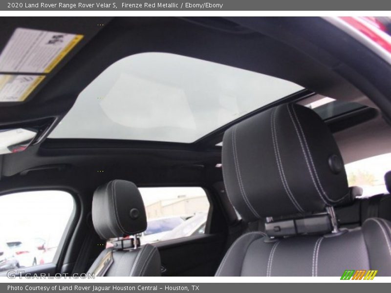 Firenze Red Metallic / Ebony/Ebony 2020 Land Rover Range Rover Velar S