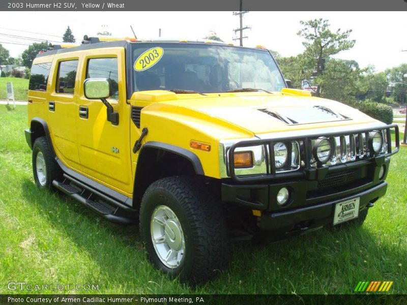Yellow / Wheat 2003 Hummer H2 SUV