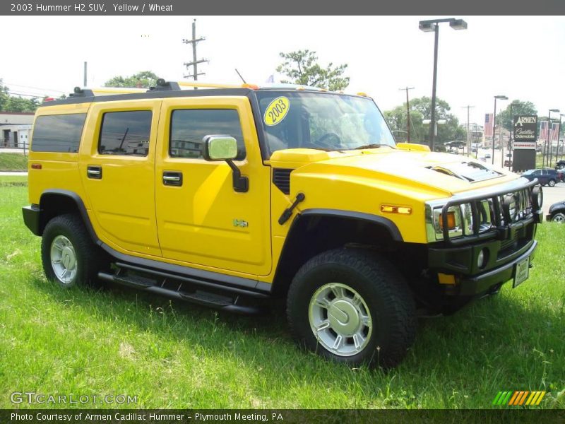 Yellow / Wheat 2003 Hummer H2 SUV