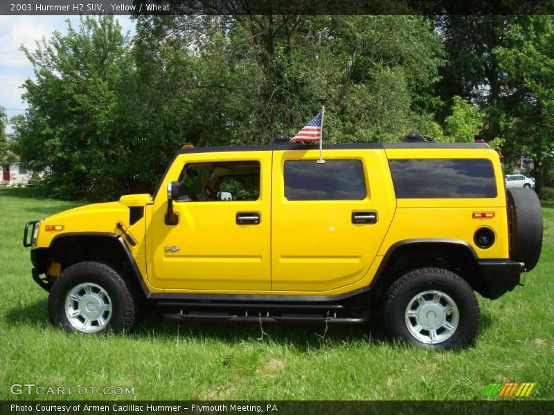 Yellow / Wheat 2003 Hummer H2 SUV