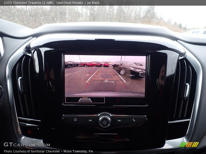 Satin Steel Metallic / Jet Black 2020 Chevrolet Traverse LS AWD