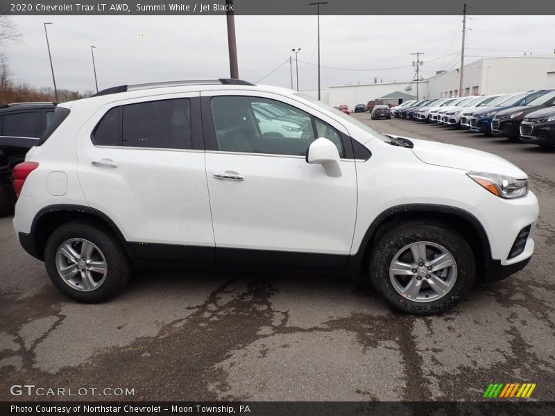 Summit White / Jet Black 2020 Chevrolet Trax LT AWD