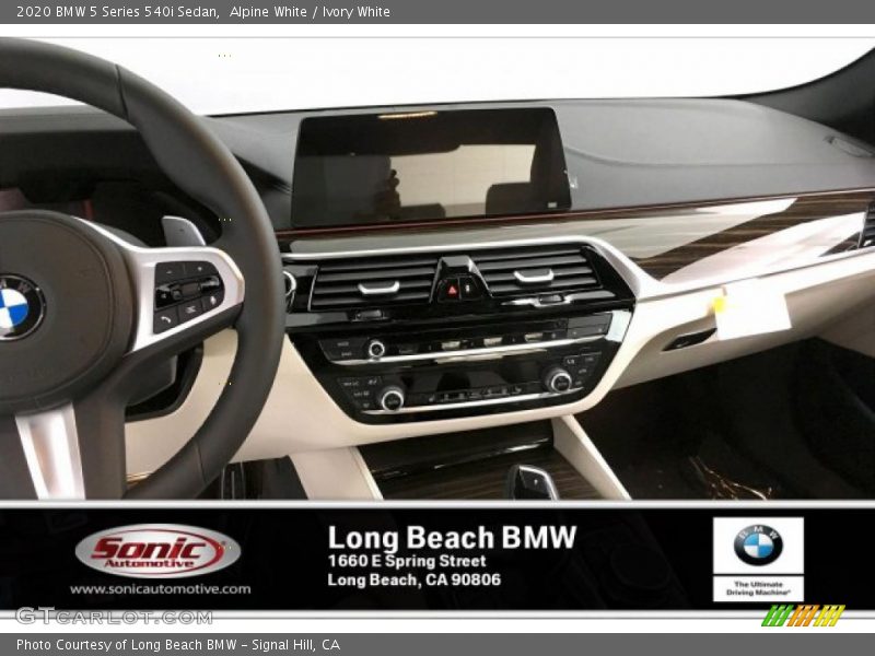Alpine White / Ivory White 2020 BMW 5 Series 540i Sedan