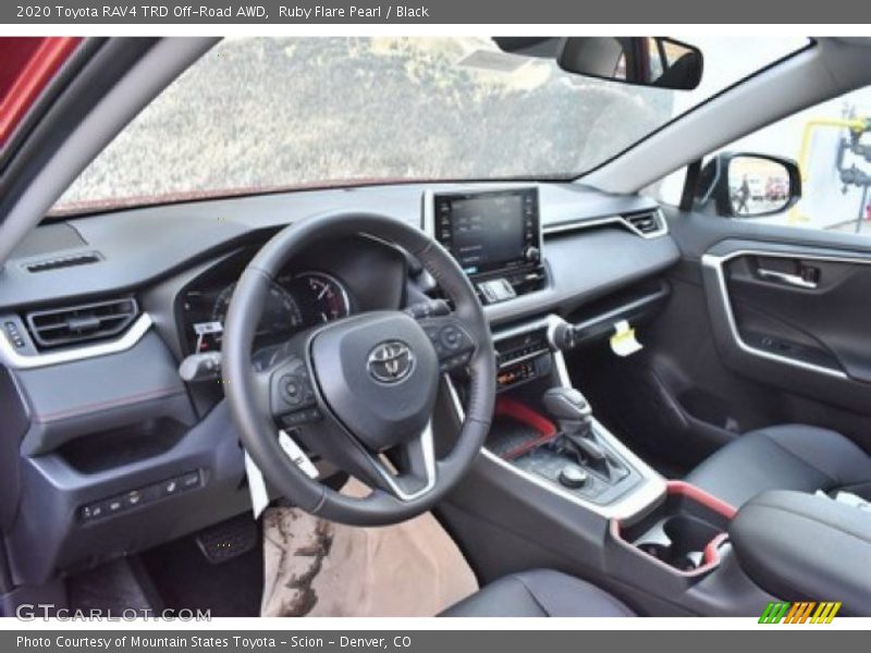 Ruby Flare Pearl / Black 2020 Toyota RAV4 TRD Off-Road AWD
