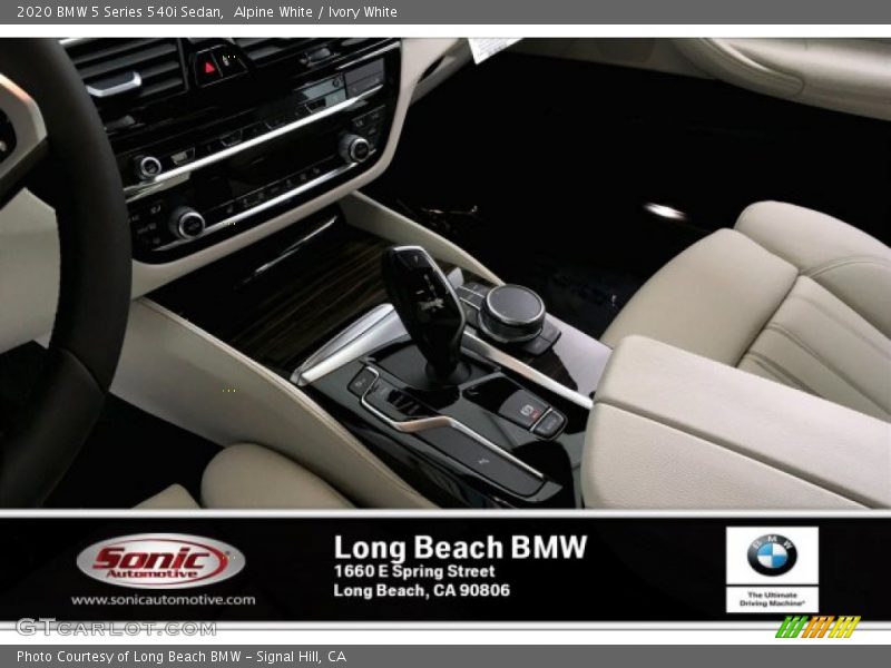 Alpine White / Ivory White 2020 BMW 5 Series 540i Sedan