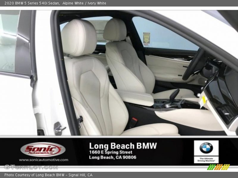 Alpine White / Ivory White 2020 BMW 5 Series 540i Sedan