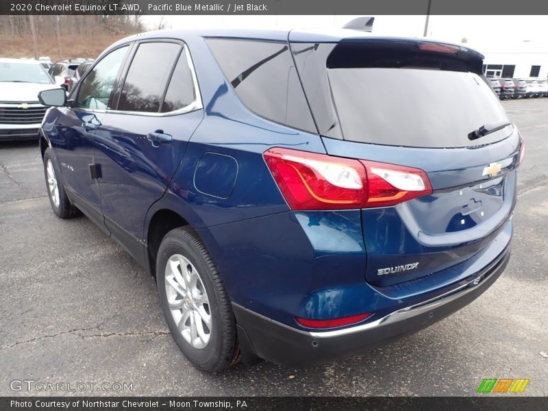 Pacific Blue Metallic / Jet Black 2020 Chevrolet Equinox LT AWD