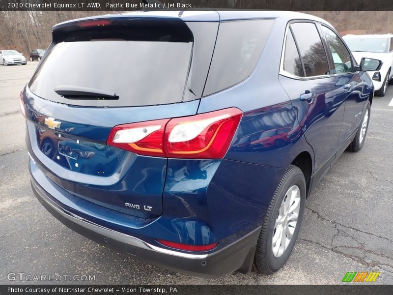 Pacific Blue Metallic / Jet Black 2020 Chevrolet Equinox LT AWD