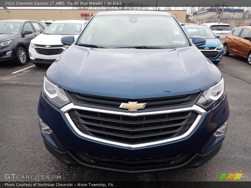 Pacific Blue Metallic / Jet Black 2020 Chevrolet Equinox LT AWD