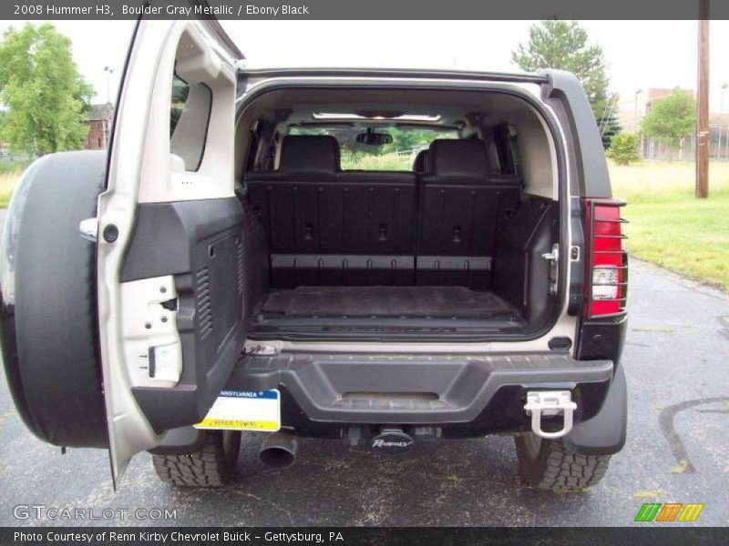 Boulder Gray Metallic / Ebony Black 2008 Hummer H3