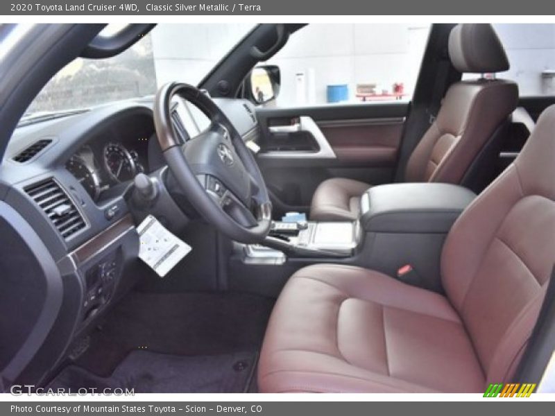 Front Seat of 2020 Land Cruiser 4WD