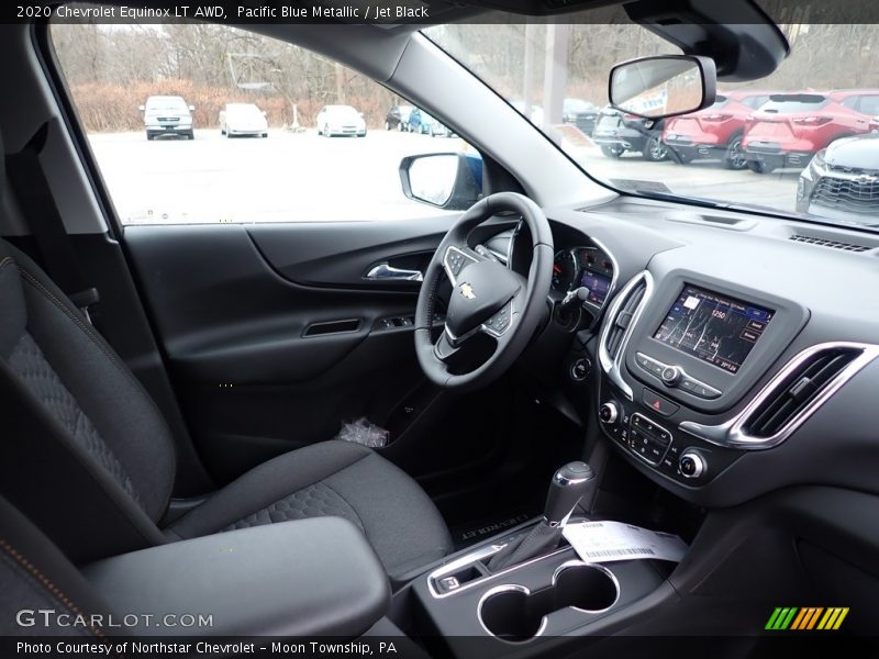 Pacific Blue Metallic / Jet Black 2020 Chevrolet Equinox LT AWD
