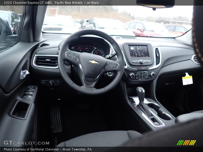 Pacific Blue Metallic / Jet Black 2020 Chevrolet Equinox LT AWD