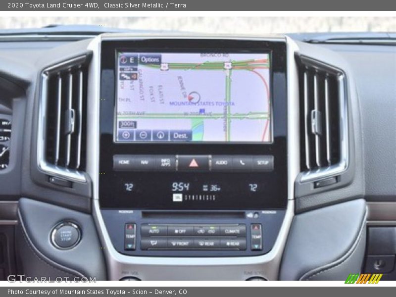 Controls of 2020 Land Cruiser 4WD