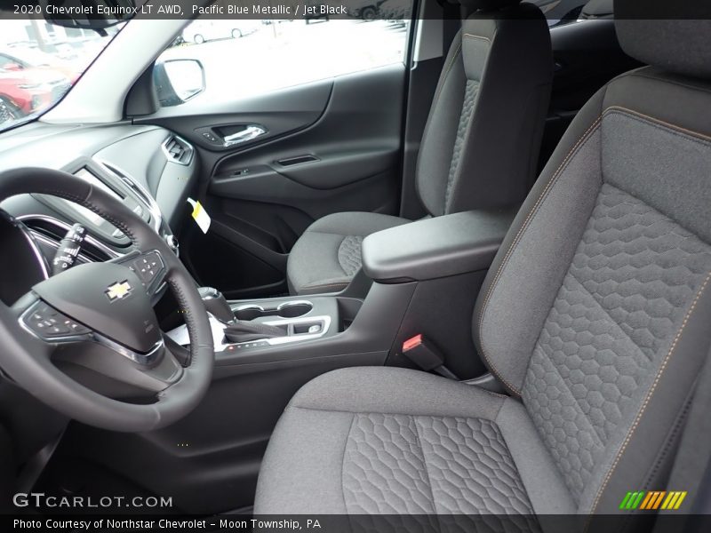 Pacific Blue Metallic / Jet Black 2020 Chevrolet Equinox LT AWD