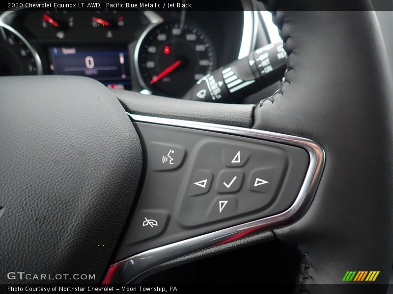 Pacific Blue Metallic / Jet Black 2020 Chevrolet Equinox LT AWD