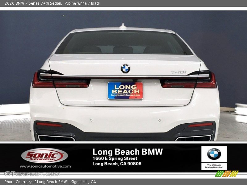 Alpine White / Black 2020 BMW 7 Series 740i Sedan