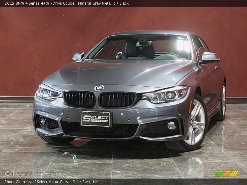 Mineral Grey Metallic / Black 2019 BMW 4 Series 440i xDrive Coupe