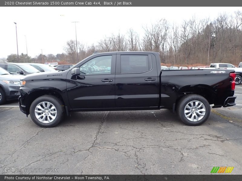  2020 Silverado 1500 Custom Crew Cab 4x4 Black