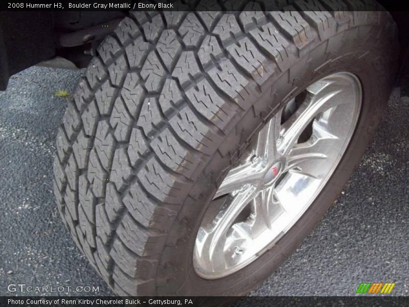 Boulder Gray Metallic / Ebony Black 2008 Hummer H3