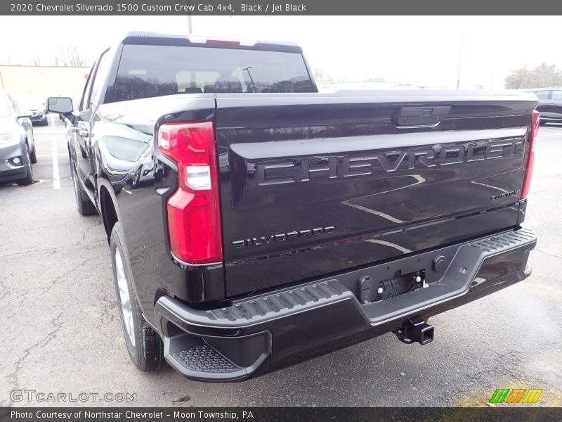 Black / Jet Black 2020 Chevrolet Silverado 1500 Custom Crew Cab 4x4