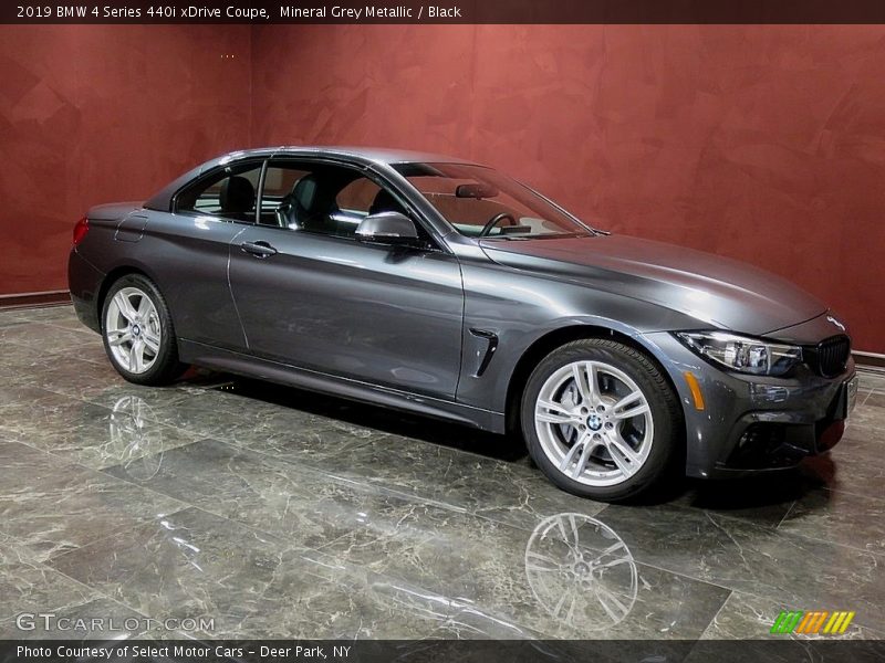 Mineral Grey Metallic / Black 2019 BMW 4 Series 440i xDrive Coupe