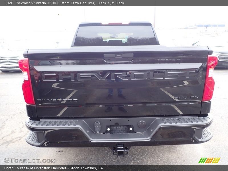 Black / Jet Black 2020 Chevrolet Silverado 1500 Custom Crew Cab 4x4