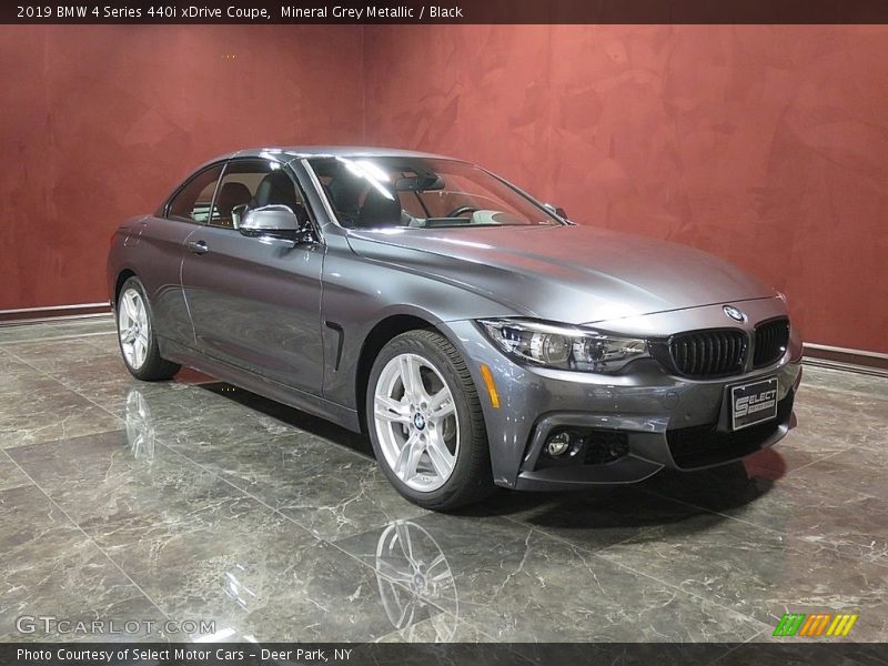 Mineral Grey Metallic / Black 2019 BMW 4 Series 440i xDrive Coupe