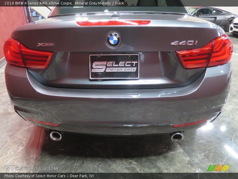 Mineral Grey Metallic / Black 2019 BMW 4 Series 440i xDrive Coupe