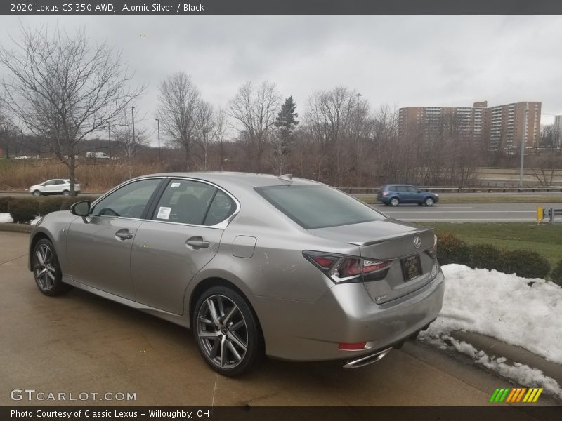 Atomic Silver / Black 2020 Lexus GS 350 AWD